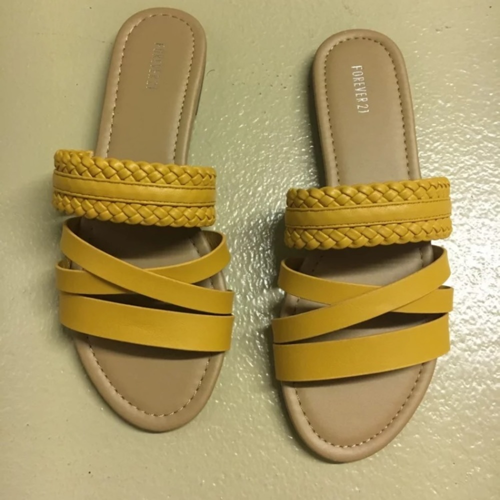Yellow sandals